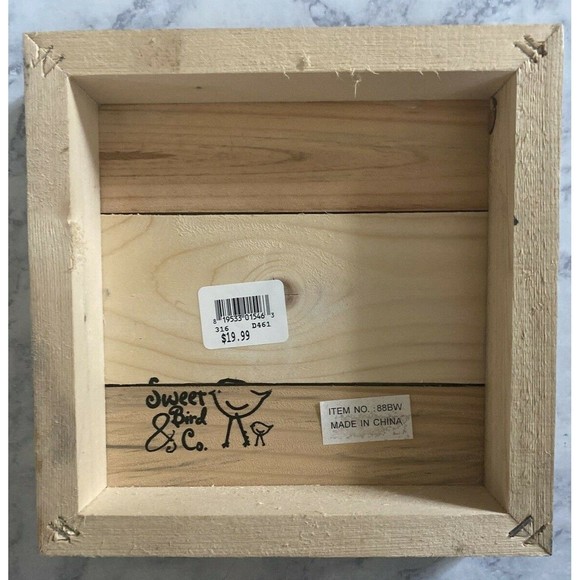 Air Force No One Comes Close w Logo 8*x8" Wood Pallet Sign Sweet Bird & Co - Picture 2 of 5